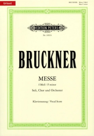 Messe f-Moll WAB28 f�r Soli, gem Chor und Orchester Klavierauszug (2007)
