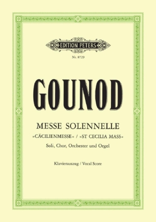 Messe solennelle G-Dur (C�cilien-Messe) f�r Soli, gem Chor und Orchester Klavierauszug