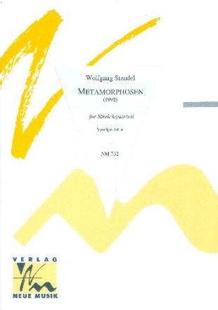 Metamorphosen f�r Streichquartett Spielpartitur