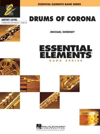 Michael Sweeney, Drums Of Corona CONCERT BAND Partitur