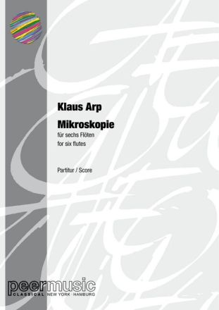 Mikroskopie f�r 6 Fl�ten Partitur