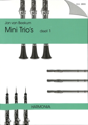 Mini trios vol.1 for 3 flutes or other melody instruments, score
