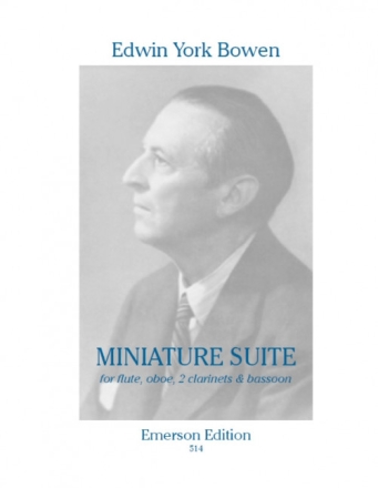 Miniature Suite for flute, oboe, 2 clarinets and bassoon SCORE+PARTS