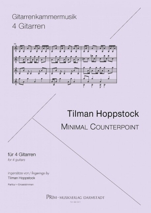 Minimal Counterpoint f�r 4 Gitarren Partitur und Stimmen