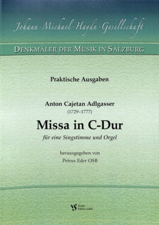 Missa in C-Dur f�r Gesang und Orgel Partitur