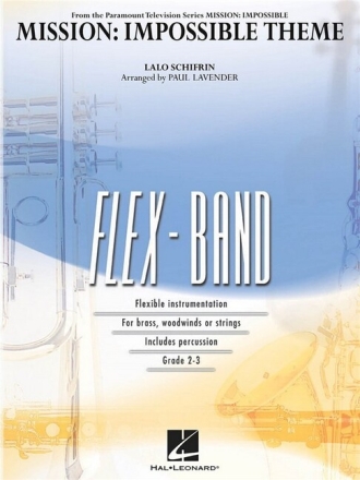 Mission: Impossible Theme for 5-part flexible band and opt. strings Conductor