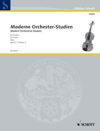Moderne Orchester-Studien f�r Violine Band 2 f�r Violine
