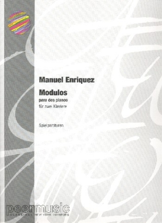 Modulos para 2 pianos f�r 2 Klaviere 2 Spielpartituren
