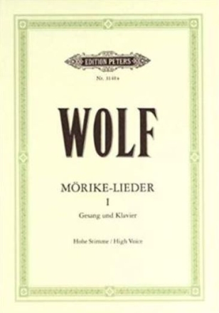 M�rike-Lieder Band 1 f�r hohe Singstimme und Klavier (dt/en)