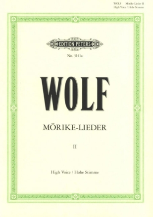 M�rike-Lieder Band 2 f�r Singstimme und Klavier (original, dt/en)