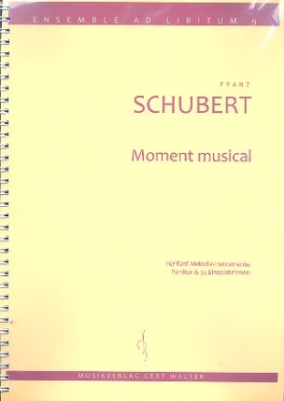 Moment musical op.94,3 f�r flexibles Ensemble Partitur und Stimmen