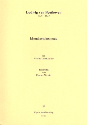 Mondscheinsonate op.27,2 (1. Satz) f�r Violine und Klavier