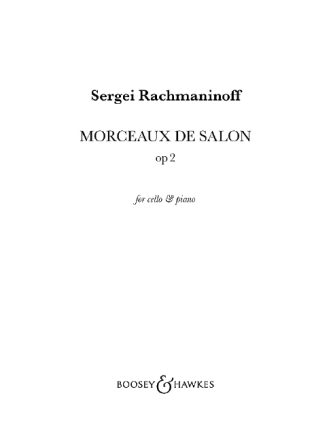Morceaux de salon op. 2 f�r Violoncello und Klavier