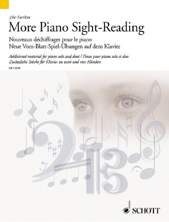 More Piano Sight-Reading (en/frz/dt) Vom-Blatt-Spiel auf dem Klavier 