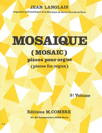 Mosaique vol.3 pi�ces pour orgue