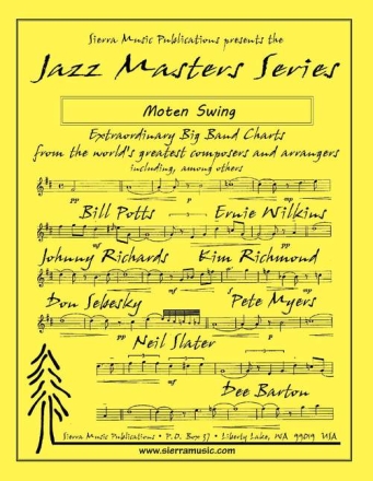 Moten swing: for Big Band score and parts Jazz Master Series