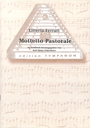 Mottetto pastorale f�r Sopran, Hackbrett und Orgel 2 Partituren