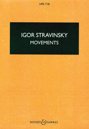 Movements HPS 718 f�r Klavier und Orchester Studienpartitur