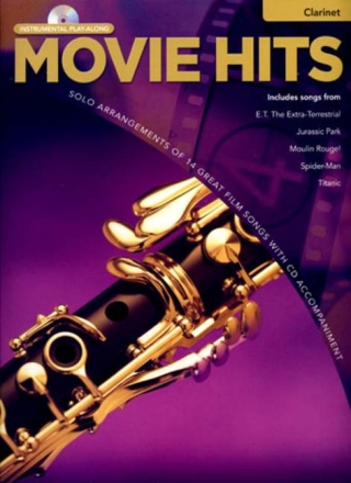 Movie Hits (+CD): for clarinet Instrumental Playalong
