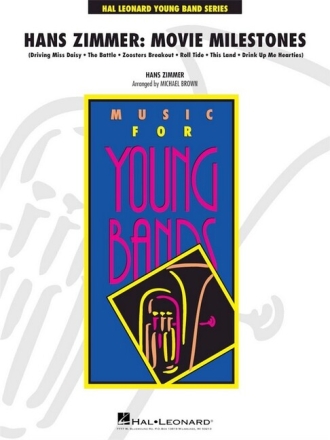 Movie Milestones for concert band/harmonie score and parts