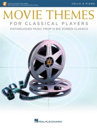 Movie Themes for Classical Players (+Online Audio) for violoncello and piano