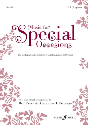 Music for special Occasions - secular for female chorus (mixed chorus (SAB)) and piano,  score