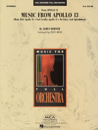 Music from Apollo 13 for orchestra score
