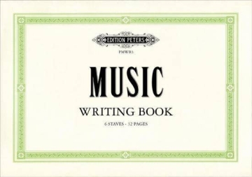 Music Writing book 6 staves (Systeme)