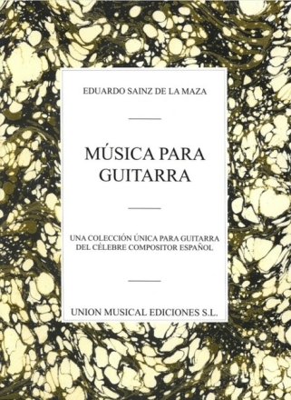 Musica para guitarra Collecion unica para guitarra del celebre compositor espanol
