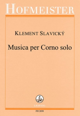 Musica per corno solo f�r Horn in F