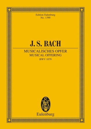 Musikalisches Opfer f�r Orchester Studienpartitur