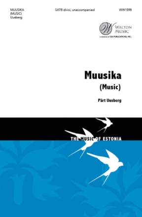Muusika (Music) for mixed choir divisi a cappella choral score (est)