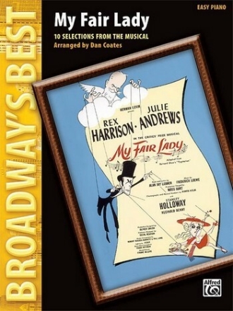 My Fair Lady Selections for easy piano (with text)