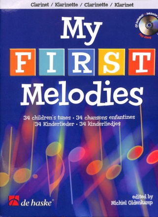 My first melodies (+CD) for clarinet 34 children's tunes