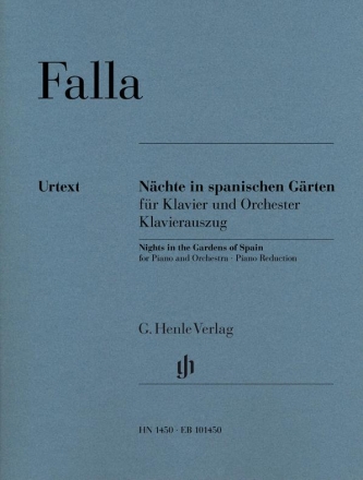N�chte in spanischen G�rten f�r Klavier und Orchester f�r 2 Klaviere Klavierauszug