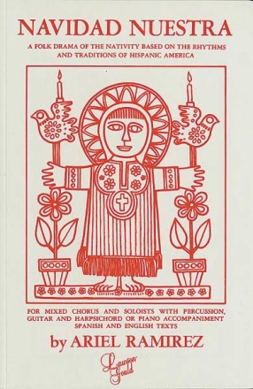 Navidad nuestra for soloists, chorus, percussion, guitar, harps score