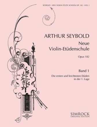 Neue Violin-Et�den-Schule op.182 Bd. 1 - Et�den in der 1. Lage f�r Violine