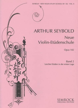 Neue Violin-Et�den-Schule op.182 Bd. 2 -  leichte Et�den in der 1. Lag f�r Violine