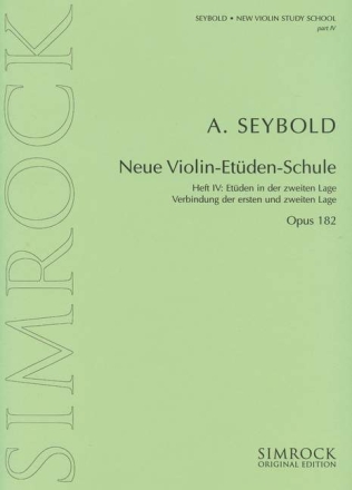 Neue Violin-Et�den-Schule op.182 Bd. 3 - Schwierigere Et�den in der 1. f�r Violine