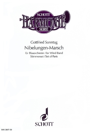 Nibelungen-Marsch f�r Blasorchester Direktion mit Stimmen