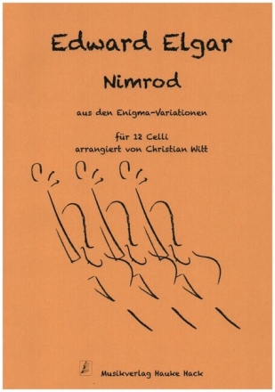 Nimrod aus den Enigma-Variationen f�r 12 Violoncelli Partitur und Stimmen