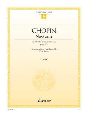 Nocturne b-Moll op.9,1 f�r Klavier