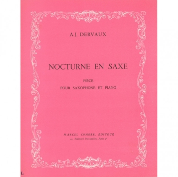 Nocturne en Saxe Piece pour saxophone alto et piano