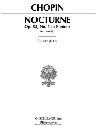 Nocturne in f Minor op.55,1 for piano