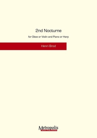 Nocturne no.2 for oboe (violin) and piano (harp)