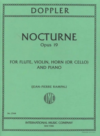 Nocturne op.19 for flute, violin, horn (or cello) and piano 5 parts
