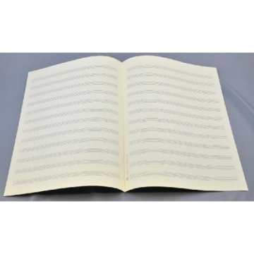 Notenpapier Bach-Format hoch 12 Systeme 24x32,5 cm (5 B�gen)
