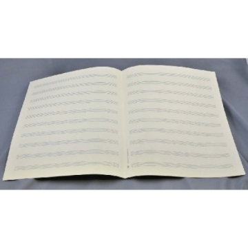 Notenpapier Quart-Format hoch 10 Systeme 27x34 cm ohne Hilfslinien (5 B�gen)