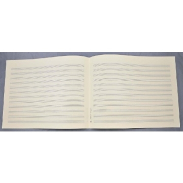 Notenpapier Quart-Format quer 12 Systeme 34x27 cm (5 B�gen)