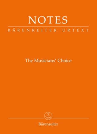 Notizbuch Notes - The Musician's Choice Umschlag Dvorak-orange (Mindestabnahme 10 Stk)